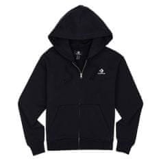 Converse Mikina černá 173 - 177 cm/L Embroidered Feece FU Zip Hoodie