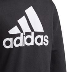 Adidas Mikina černá 135 - 140 cm/S Essentials Fullzip Hoodie JR