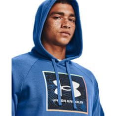 Under Armour Mikina modrá 183 - 187 cm/L Rival Fleece Graphic Hoodie