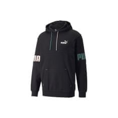 Puma Mikina černá 170 - 175 cm/S Power Clorblock Hoodie