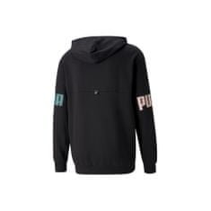 Puma Mikina černá 170 - 175 cm/S Power Clorblock Hoodie