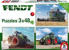 Schmidt Puzzle Traktory Fendt 3x48 dílků