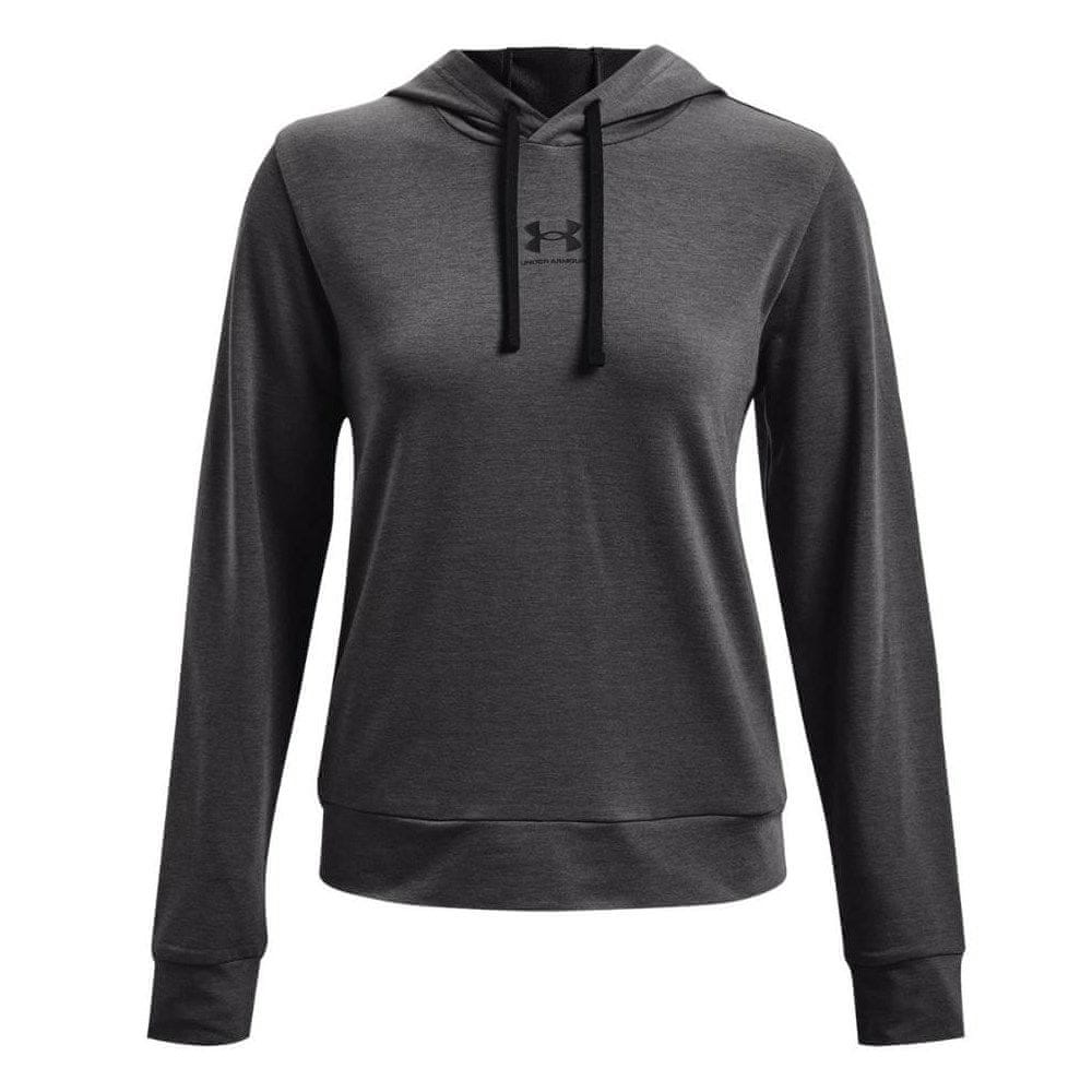  Rival Terry Hoodie, Pink/purple - women's sweatshirt -  UNDER ARMOUR - 41.37 € - outdoorové oblečení a vybavení shop