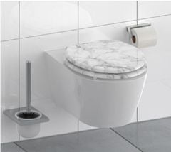 Schütte WC sedátko MARMOR STONE | MDF, Soft Close s automatickým klesáním