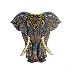 Woodly Dřevěné puzzle – Ancient Mammoth - slon , M