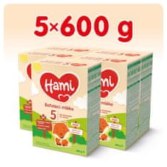 Hami 5 batolecí mléko 5x600 g