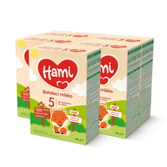 Hami 5 batolecí mléko 5x600 g