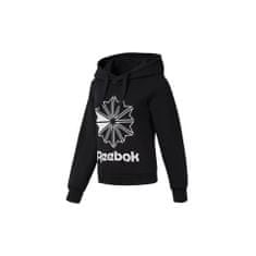 Reebok Mikina černá 158 - 163 cm/XS CL FL Big Logo Hood