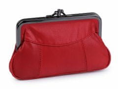 Kraftika 1ks červená dámská peněženka kožená 10x17 cm