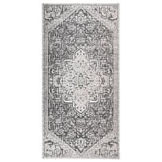 Greatstore Venkovní koberec hladce tkaný 100 x 200 cm světle šedý