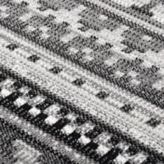 Greatstore Venkovní koberec hladce tkaný 115 x 170 cm tmavě šedý