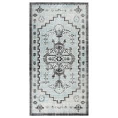 Greatstore Venkovní koberec hladce tkaný 80 x 150 cm zelenošedý