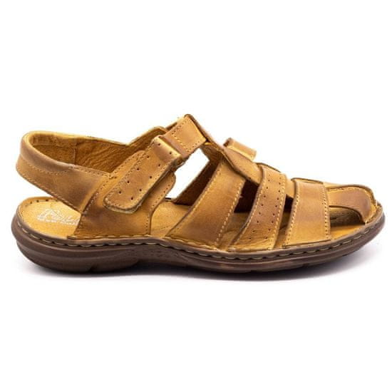 Pánské kožené sandály 211