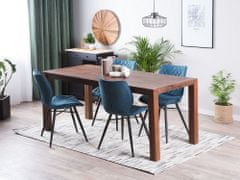 Beliani Dřevěný jídelní stůl 150 x 85 cm NATURA