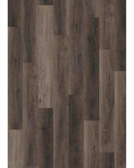 ONEFLOR Vinylová podlaha lepená ECO 55 050 Walnut Dark Brown - ořech