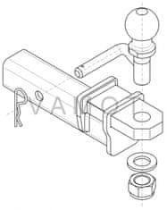 Steinhof Sestava koule - adaptér pro USA (ZK-5)