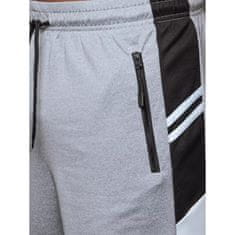 Dstreet Pánské teplákové kalhoty SUMMER světle šedé sx2092 XXL