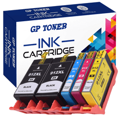 GP TONER 5x Kompatiblní inkoust pro HP 912XL Officejet Pro 8012 8013 8014 8015 8017 8022 8024 8025 sada