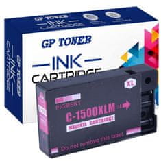 GP TONER Kompatiblní inkoust pro Canon PGI-1500XL Maxify MB 2050 2150 2155 2350 2750 2755 purpurová