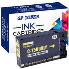 GP TONER Kompatiblní inkoust pro Canon PGI-1500XL Maxify MB 2050 2150 2155 2350 2750 2755 žlutá