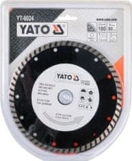 YATO Kotouč řezný diamantový 180 x 22,2 x 2,8 mm turbo