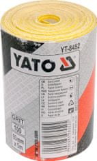 YATO Brusný papír v roli D 93mm x 5m P100