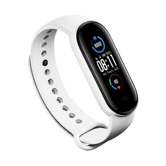 RhinoTech pásek pro Xiaomi Mi Band 5 RTACC029, bílá