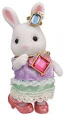 Sylvanian Families Město - bílý králík se šperky a drahokamy