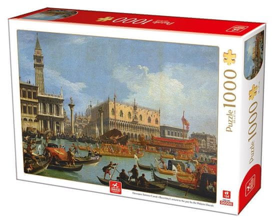 DEICO Puzzle Návrat Galéry Bucintoro k molu u Dóžecího paláce 1000 dílků