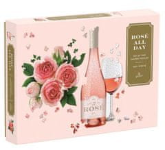 Galison Tvarové puzzle Rosé All Day 2v1 501 dílků