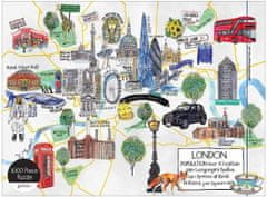 Galison Puzzle Mapa Londýna 1000 dílků