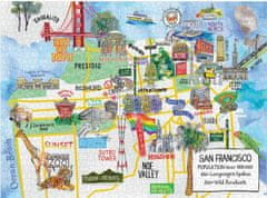 Galison Puzzle San Francisco 1000 dílků