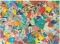 Galison Puzzle Papírové panenky 1000 dílků