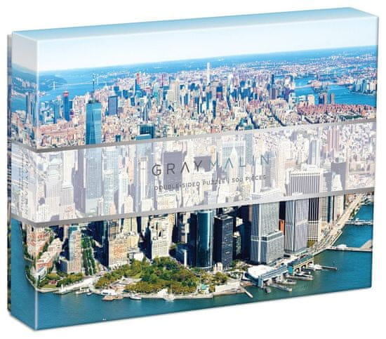 Galison Oboustranné puzzle Gray Malin: New York City 500 dílků