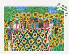 Galison Puzzle Sunflower Quilting Bee v Arles 1000 dílků