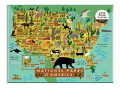 Galison Puzzle Americké Národní parky 1000 dílků