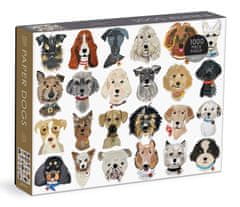 Galison Puzzle Papíroví psi 1000 dílků