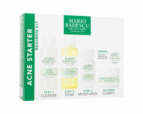 Mario Badescu 59ml acne starter regimen kit, čisticí gel
