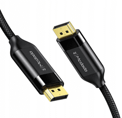 Mcdodo MCDODO DP KABEL PRO DP 4K HDR ČERNÝ 2M CH-8140