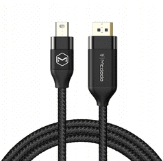 Mcdodo KABEL MCDODO MINI DP TO DP 4K HDR ČERNÝ 2M CA-8150