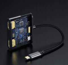 Mcdodo ADAPTÉR MCDODO ŘADY ROCKY USB-C NA 2X HDMI 4K 60 HZ HU-7390