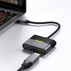 Mcdodo ADAPTÉR MCDODO ŘADY ROCKY USB-C NA 2X HDMI 4K 60 HZ HU-7390