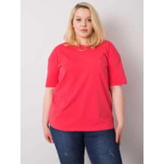 BASIC FEEL GOOD Dámské tričko plus size GAIA korálové RV-TS-6318.00X_362535 3XL