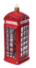 Miloo Home Ručně vyráběný telefonní budka London Booth 14 cm