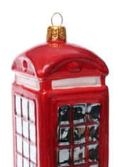 Miloo Home Ručně vyráběný telefonní budka London Booth 14 cm