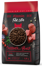 Fitmin cat For Life Castrate Beef 1,8 kg