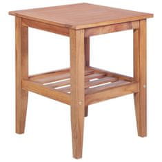 Greatstore Konferenční stolek 40 x 40 x 50 cm čtvercový masivní teak