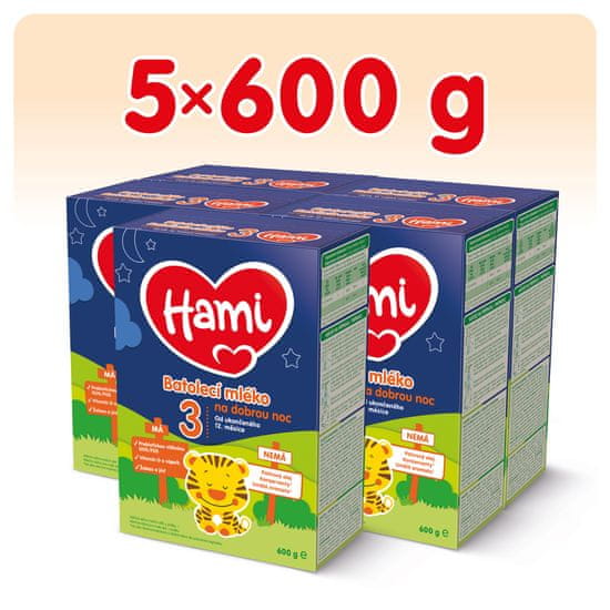 Hami 3 Na dobrou noc 5 x 600g