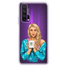 iSaprio Silikonové pouzdro - Coffe Now - Blond pro Honor 20 Pro