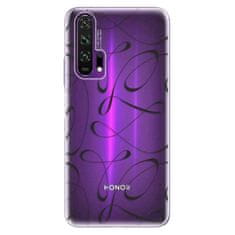 iSaprio Silikonové pouzdro - Fancy - black pro Honor 20 Pro